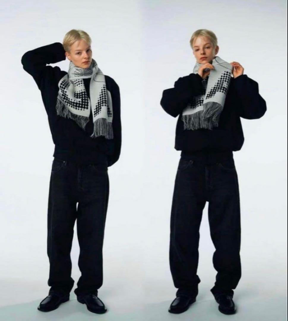 gadid anoniem GUERIN / BLACK ブラック マフラー