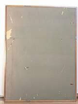 【真作】絵画　油彩10号　赤の静物　花と麦の彩り　深紅の背景に咲く命　Y30