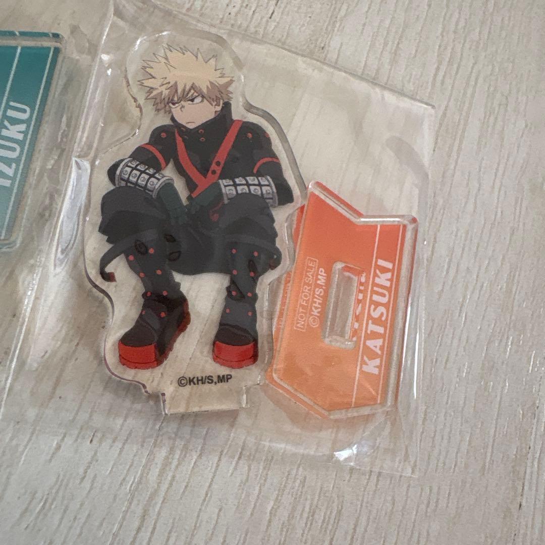 ヒロアカ　7th 全巻購入特典　ミニアクリルスタンド 7期　爆豪　緑谷