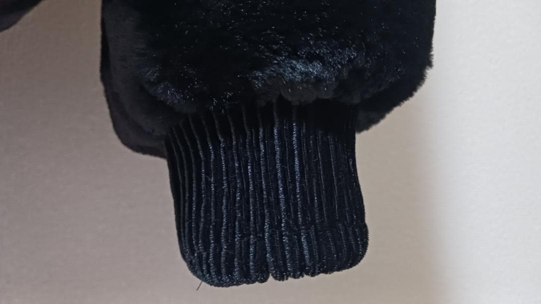 イタリア製 ミンク ＆ カシミヤ混 ファーコート 毛皮 厚手 防寒 日本サイズL