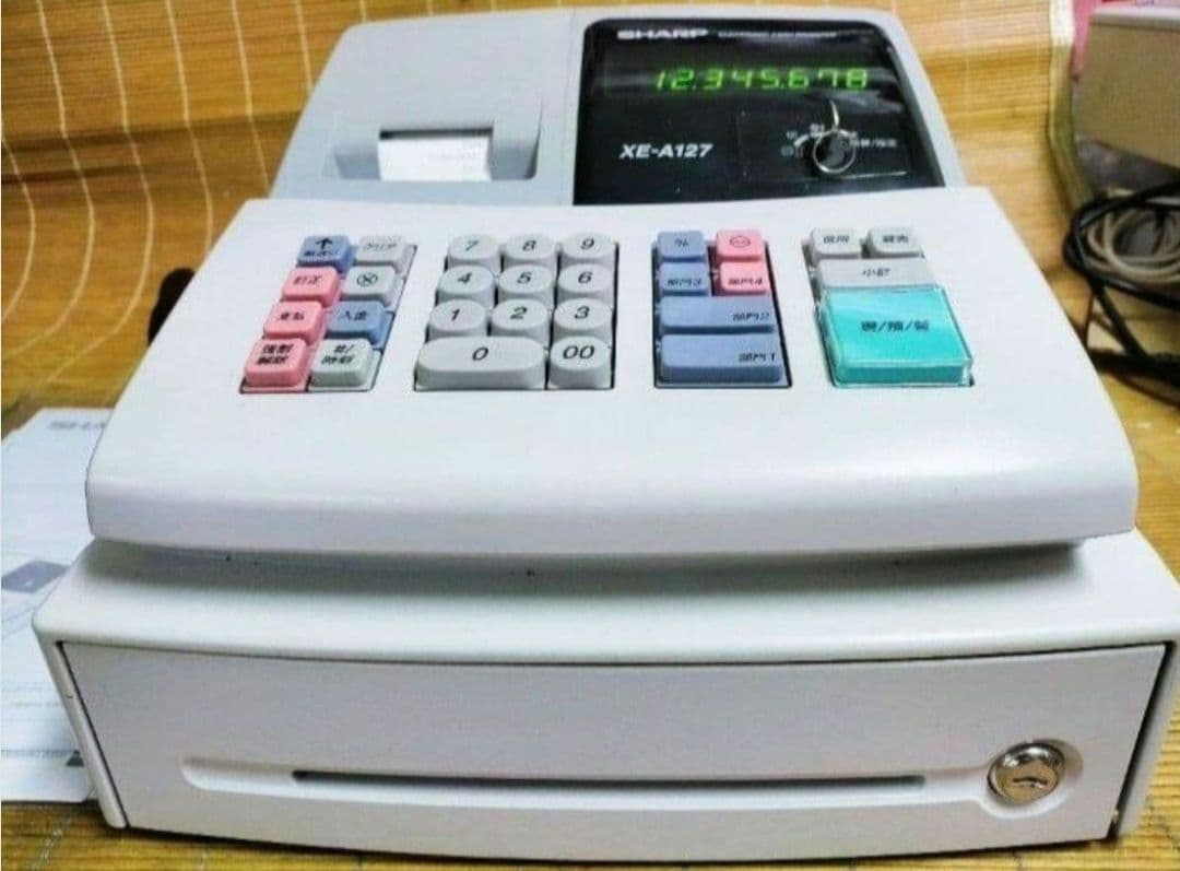 シャープレジスター　XE-A127　簡単便利特殊　送料込　101359