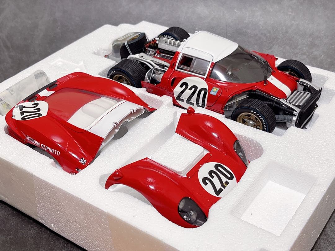 ミニカー GMP 1/18 Ferrari 412P 1967 Targa Florio