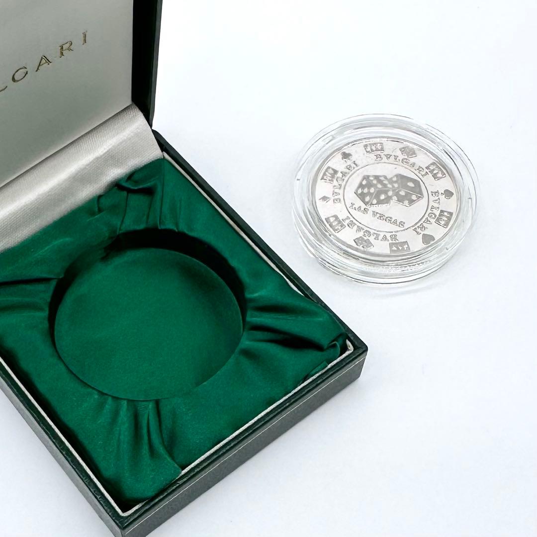 希少✨BVLGARI ブルガリ ラスベガス限定 カジノ シルバー 箱付属