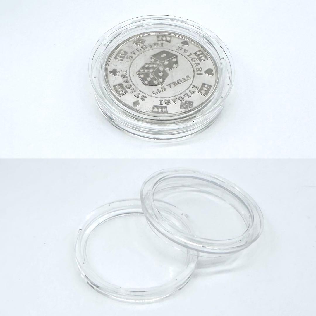希少✨BVLGARI ブルガリ ラスベガス限定 カジノ シルバー 箱付属