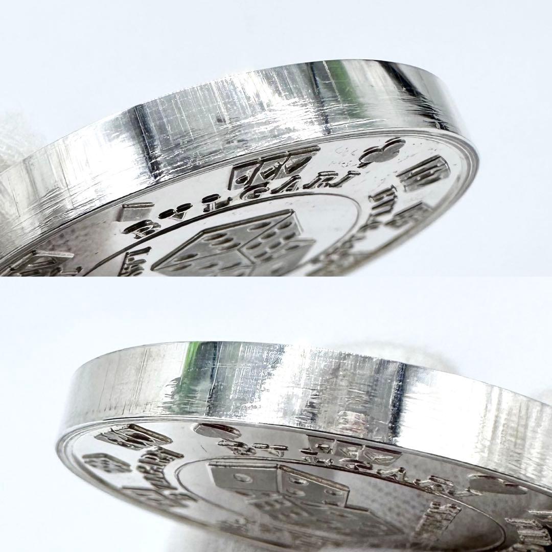 希少✨BVLGARI ブルガリ ラスベガス限定 カジノ シルバー 箱付属