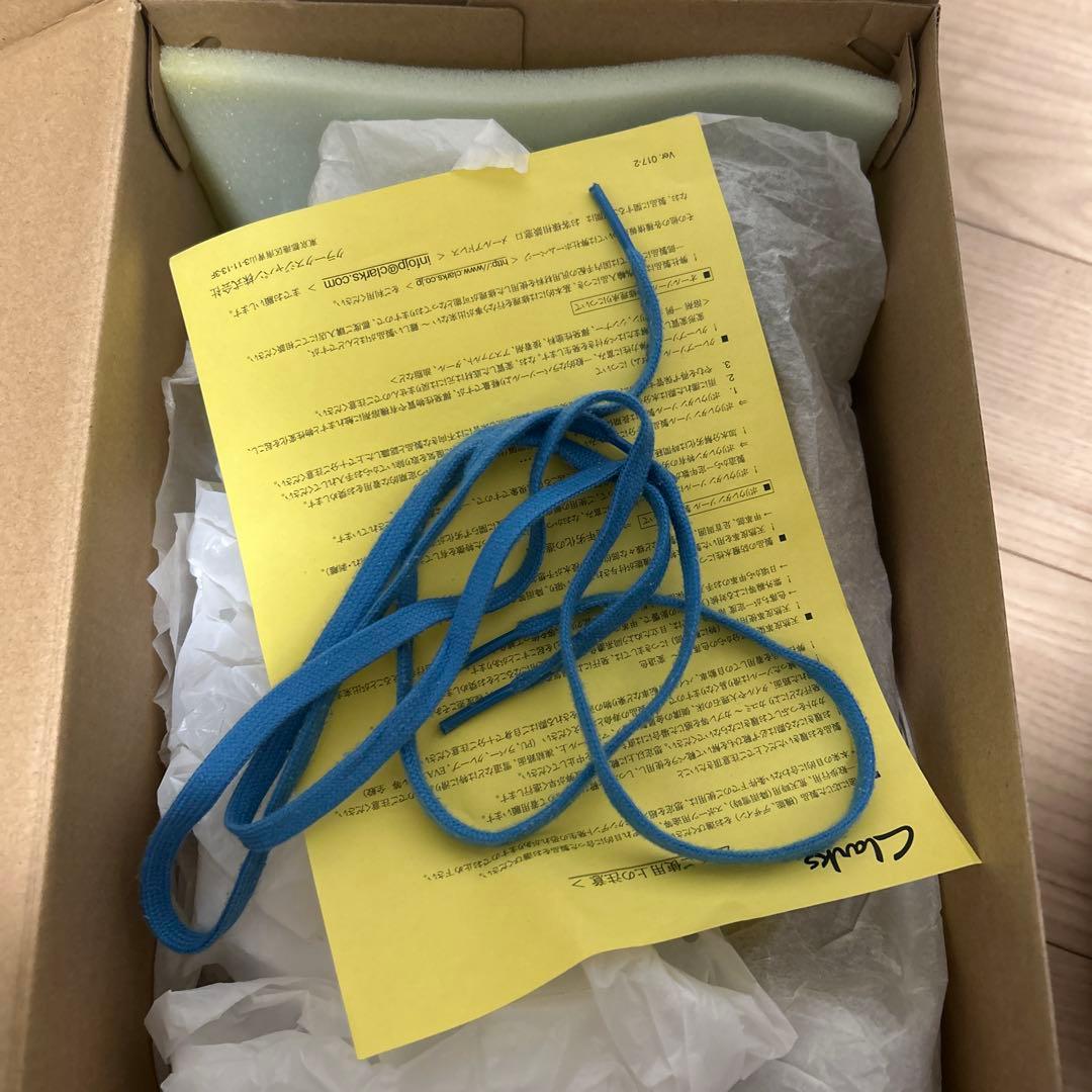 CLARKS ORIGINALS ブルーモカシン箱あり