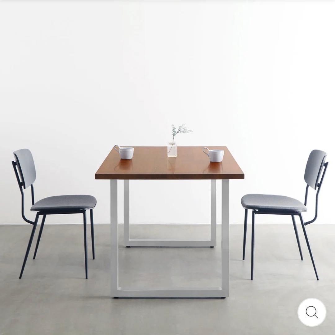 THE TABLE / ラバーウッド ブラウン × Stainless