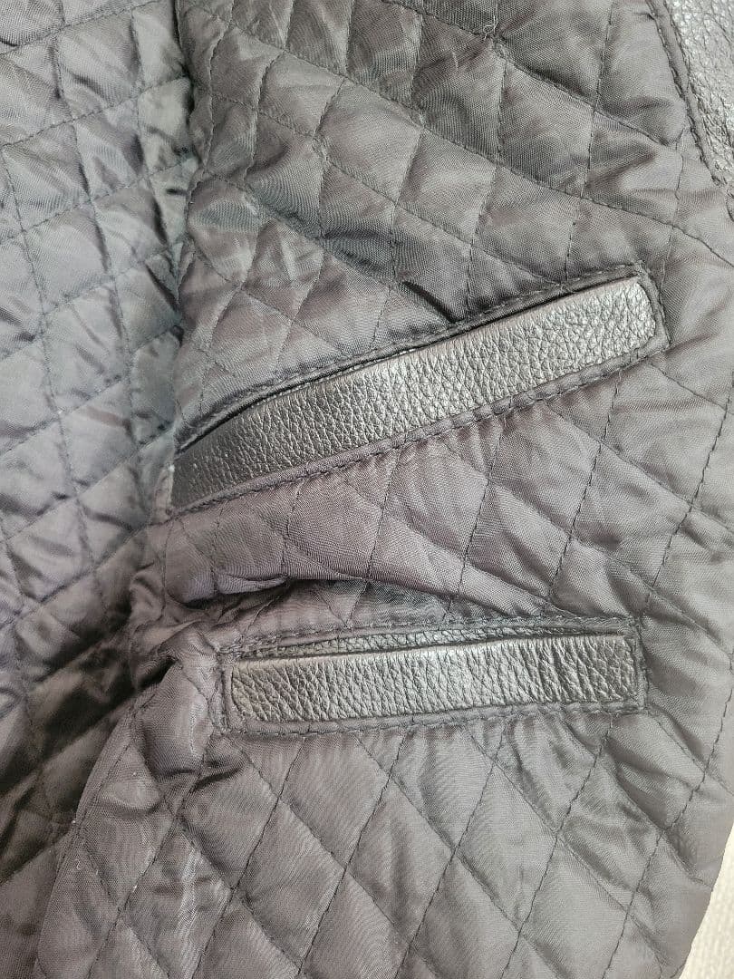 美品 本革 レザージャケット シングルライダース