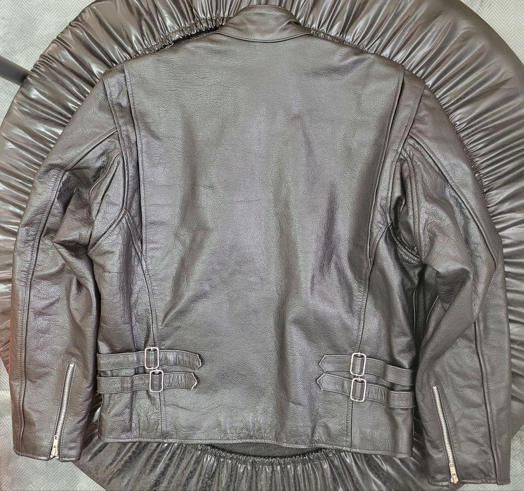 美品 本革 レザージャケット シングルライダース