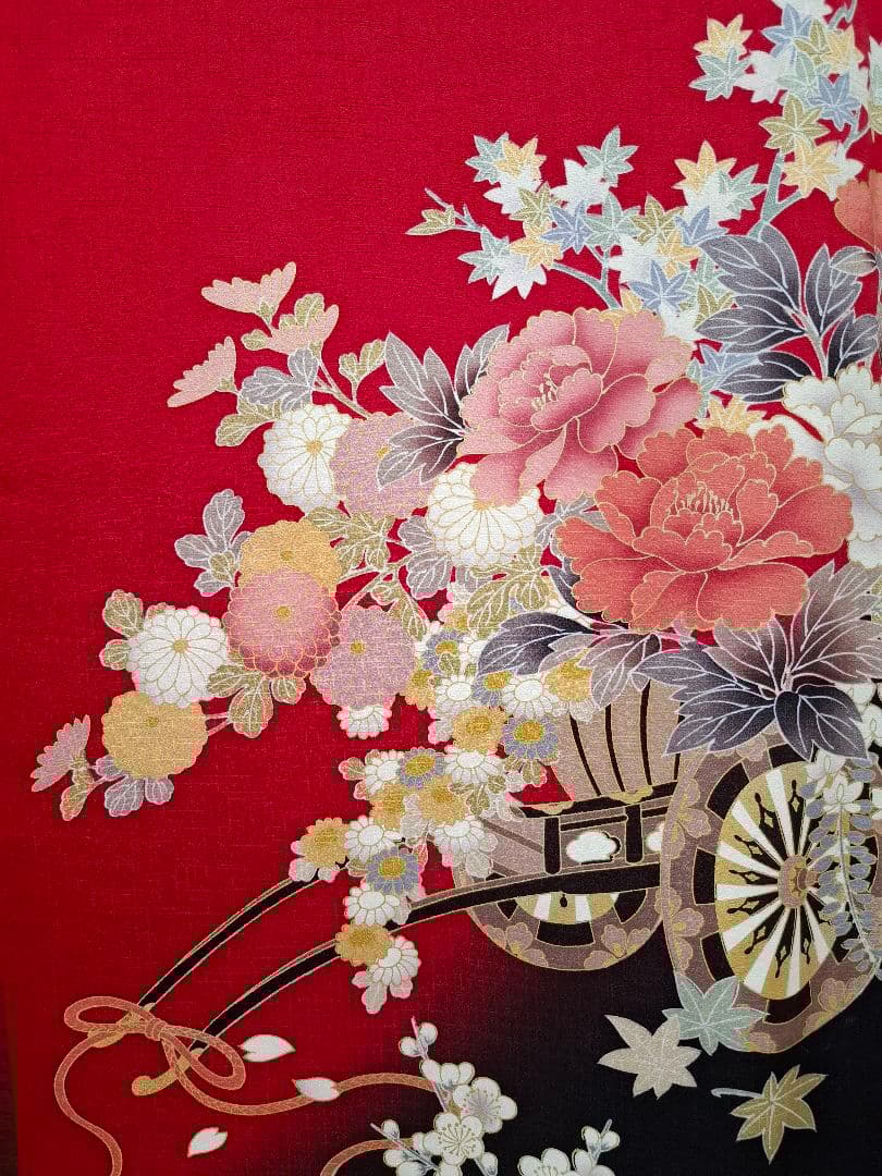 本振り袖・袋帯の２点セット
