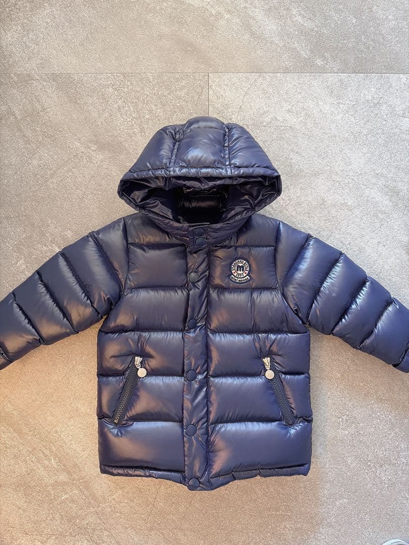 ミキハウス ダウン 90サイズ ネイビー