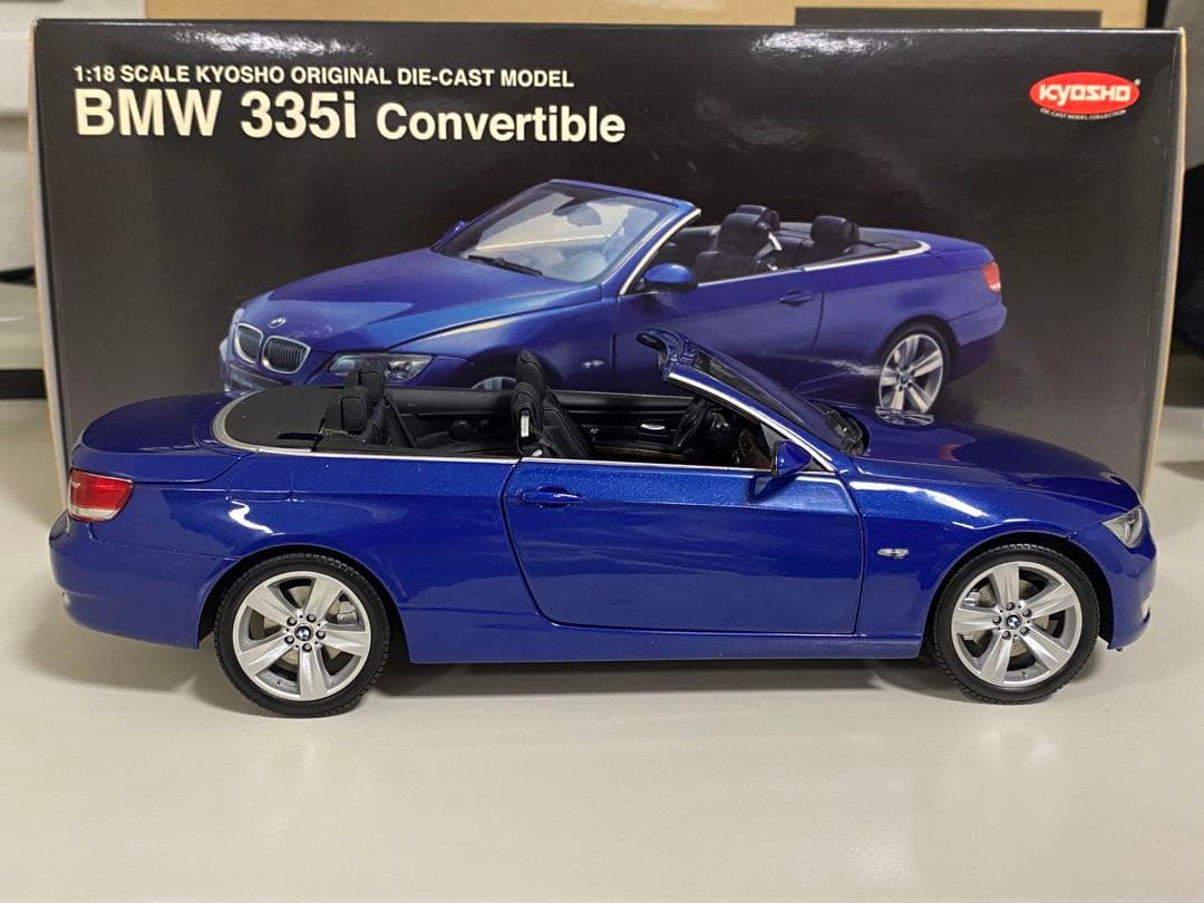KYOSHO 1:18 BMW 335i Convertible ブルー