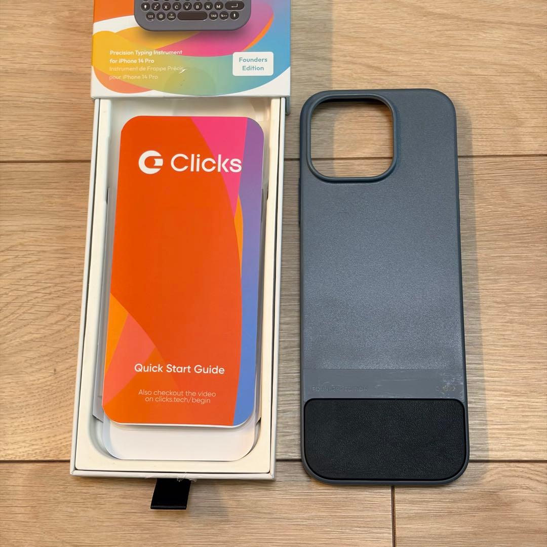 iPhoneアクセサリー Clicks keyboard Case iPhone 14 Pro