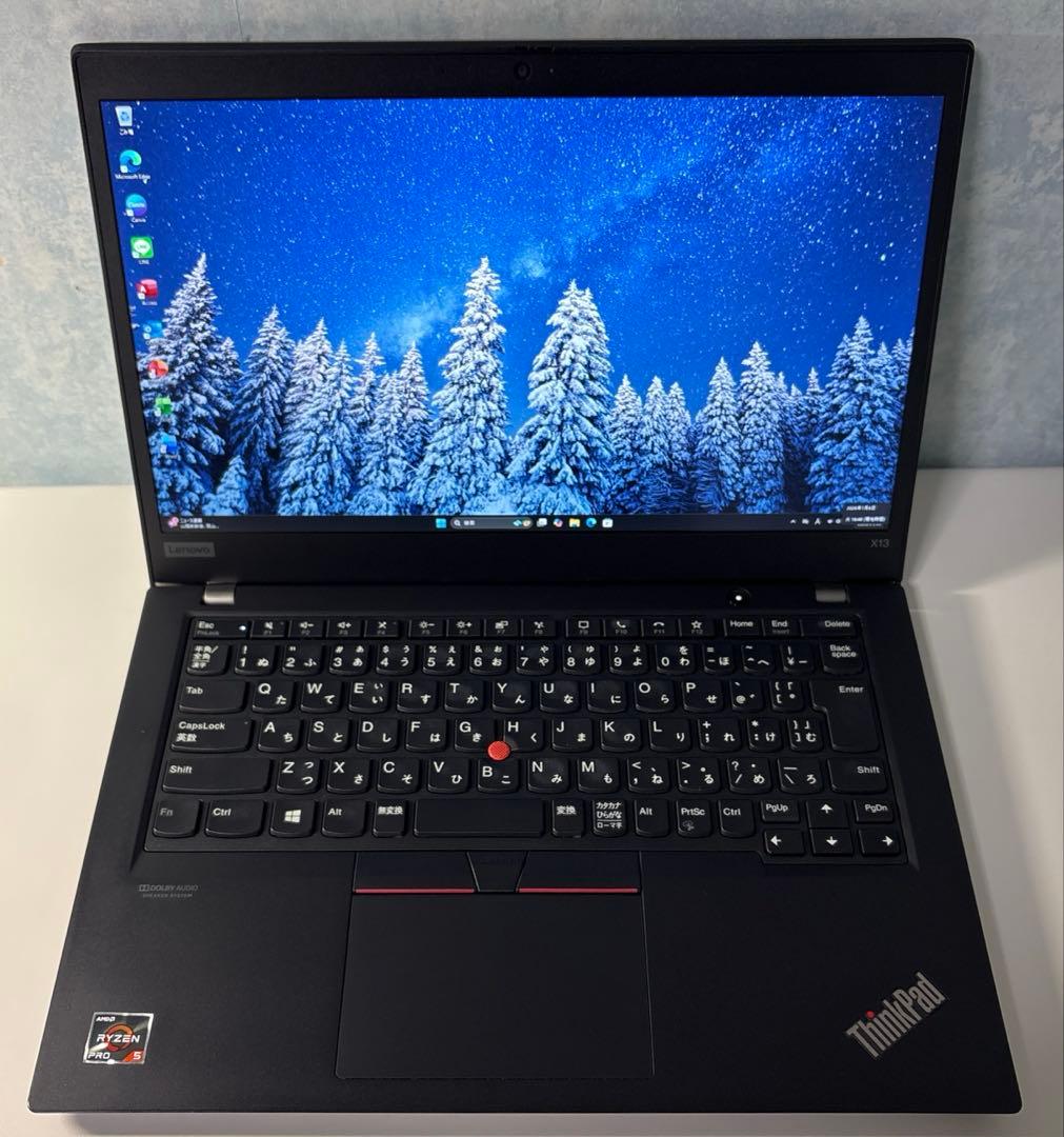 Ryzen5Pro搭載LenovoThinkPad X13⭐️Win11オフィス付