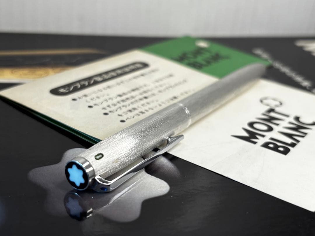 ⭐️価値の有る総銀製価値の高いNo106-O-mat4カラーマルチペン⭐️モンブラン