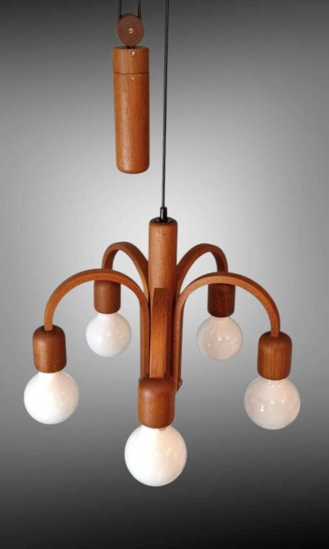 ★希少昇降式 極上品 Domus Candela 70年代 ドムス シャンデリア