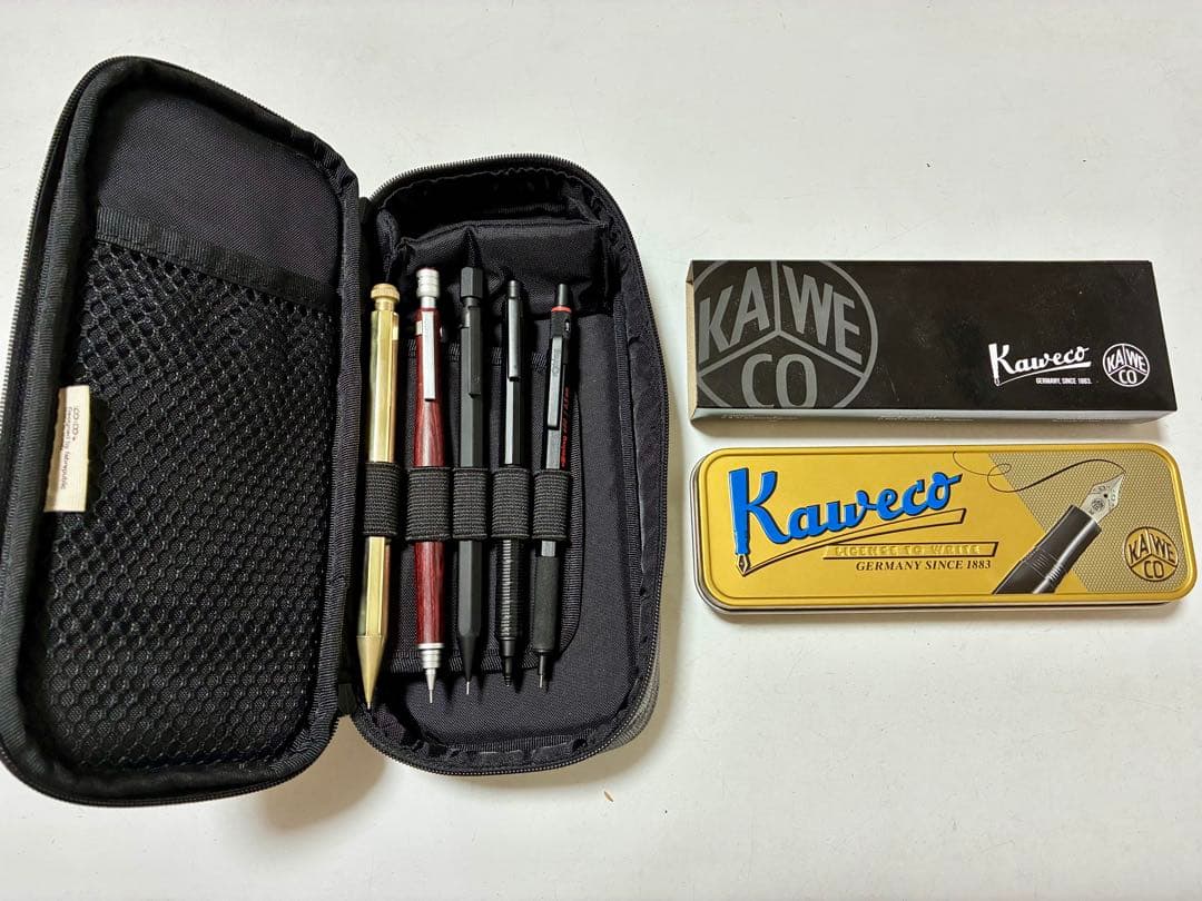 文房具まとめ売り　カヴェコ　シャーペン　筆箱付き