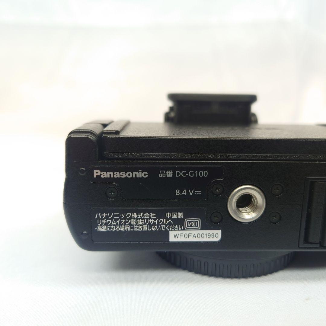 パナソニック LUMIX DC-G100 ミラーレス 一眼カメラ 充電器付き