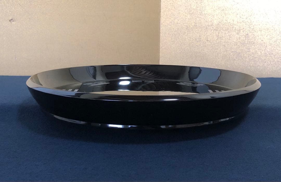 《R》茶道具 青貝入 八卦盆 塗師 一瓢斎 共箱　250820G1