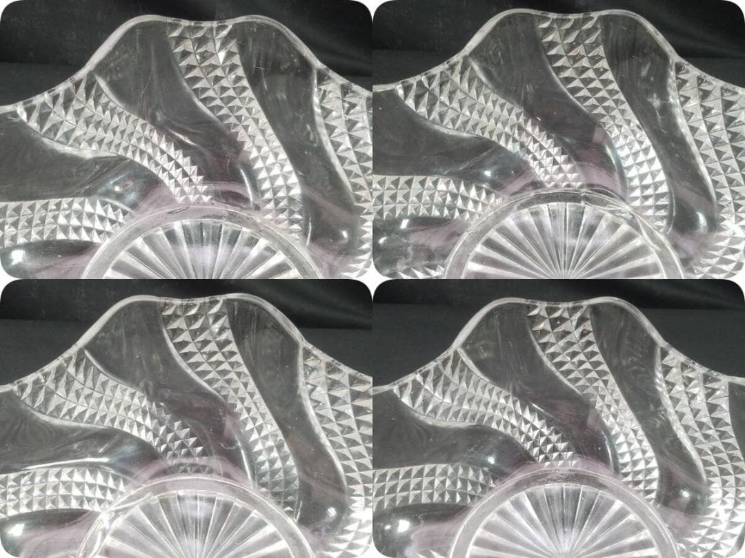 ※迫力あります!!オールドバカラ セルポンティ―ヌ 大型ボウル ガラス 蛇