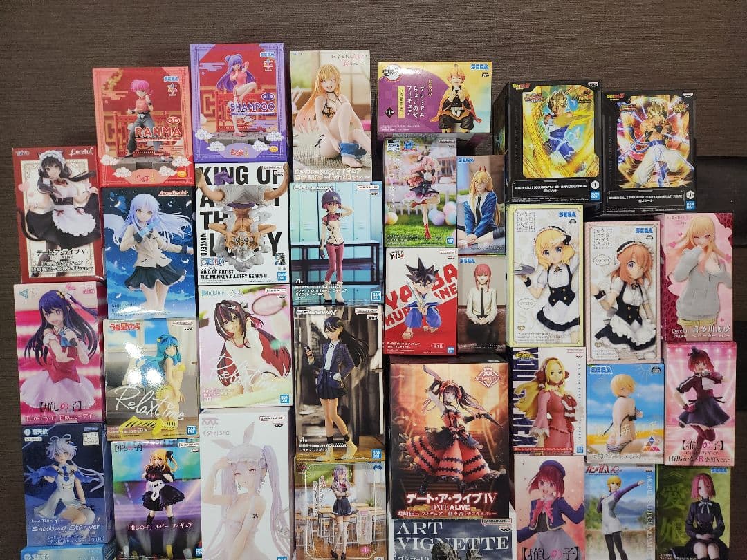未開封フィギュア48個美少女系コミック系 ドラゴンボール ジークアク ホロライブ