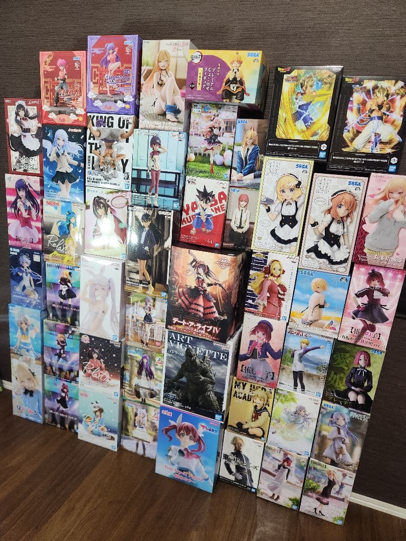 未開封フィギュア48個美少女系コミック系 ドラゴンボール ジークアク ホロライブ