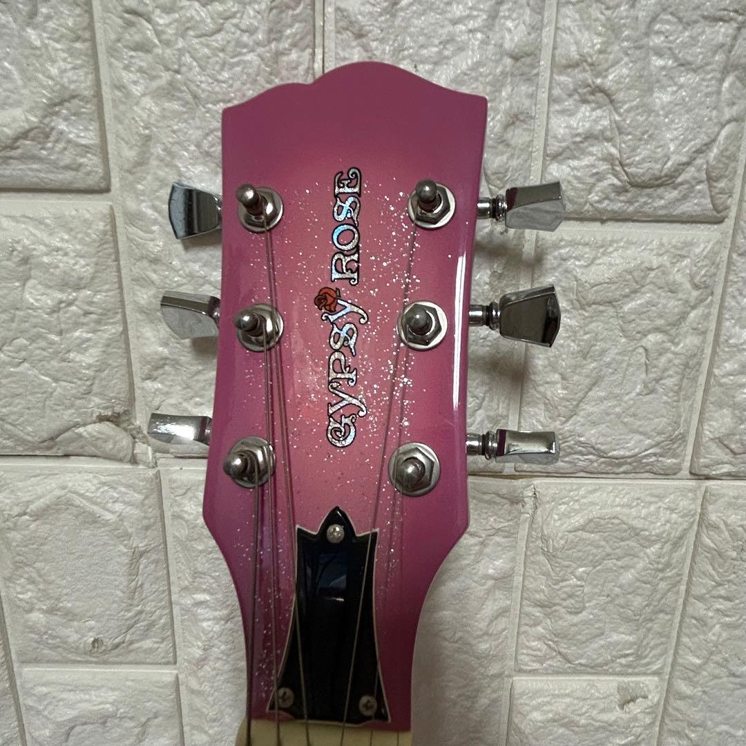 Gypsy Rose ピンク ラメ レスポール ジプシーローズ エレキギター