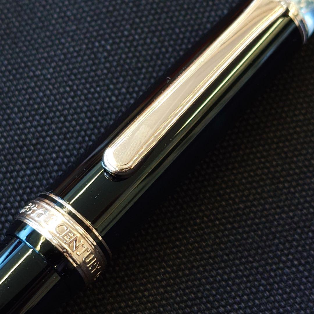 プラチナ万年筆 3776センチュリー シェイプ・オブ・ハート ブラック EF