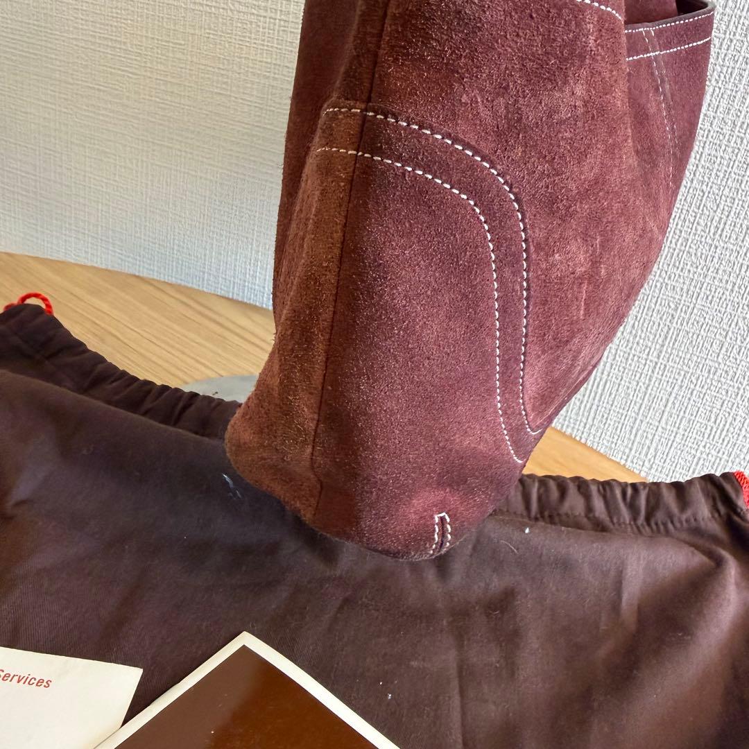 COACH コーチ ボルドー スエード ワンショルダー バッグ 7472 保存袋