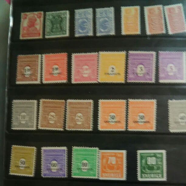 海外切手未使用　使用済混合