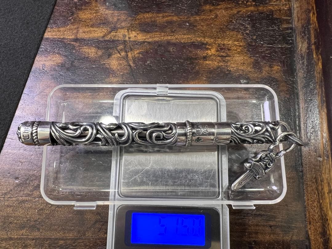 S925刻印有：重厚シルバーペンダントとしても使えるペン　SZB006