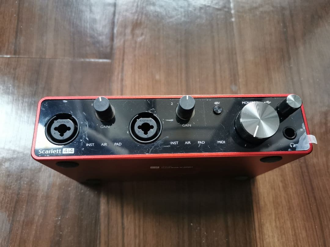 【美品】Focusrite Scarlett 4i4 3rd Gen