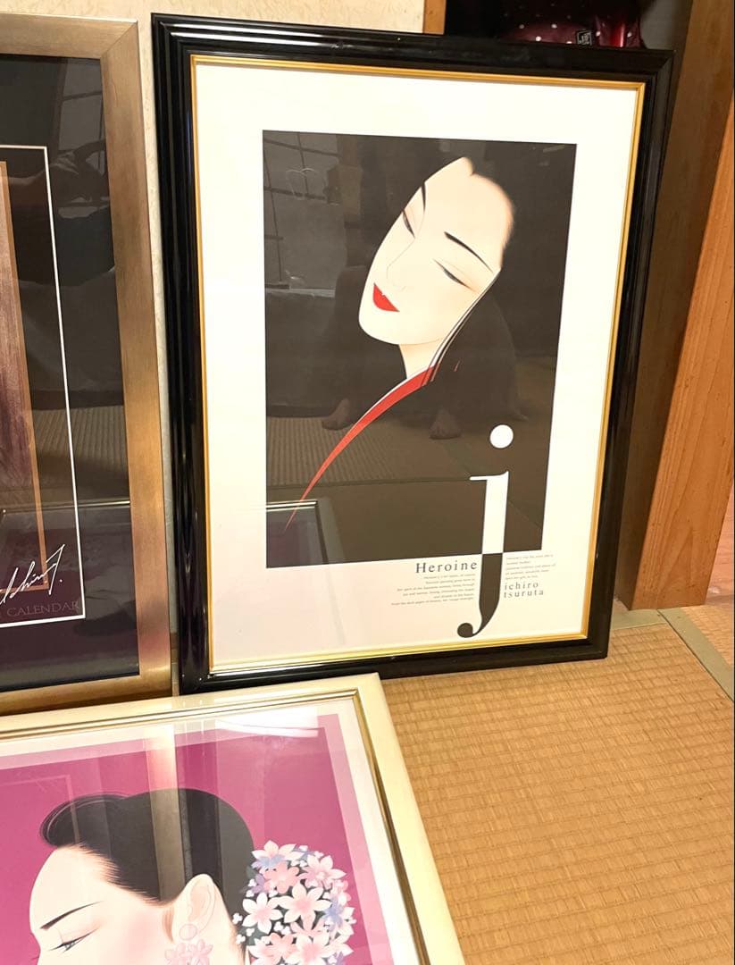 ●送料込み 鶴田一郎 アートポスター 5点まとめ●