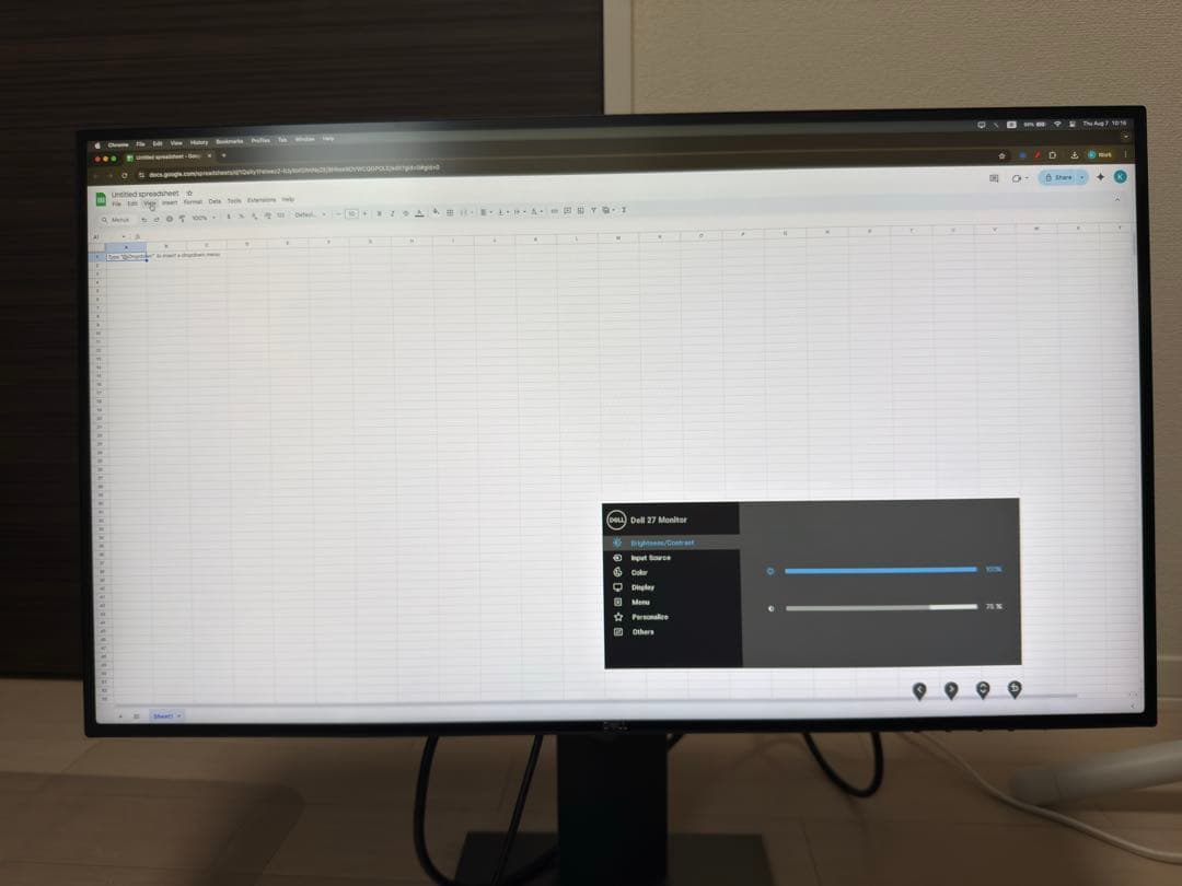 Dell デジタルハイエンド USB-C モニター U2719DC