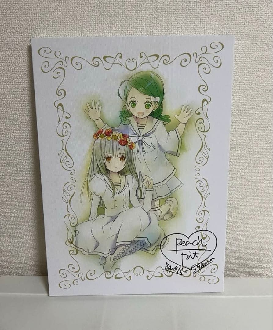 ローゼンメイデン 複製原画ジークレー、 水銀燈 PEACH-PIT 直筆サイン