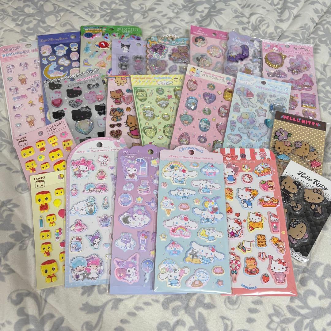 ボンボンドロップシール シール まとめ売り 100枚以上 ステッカー おはじき