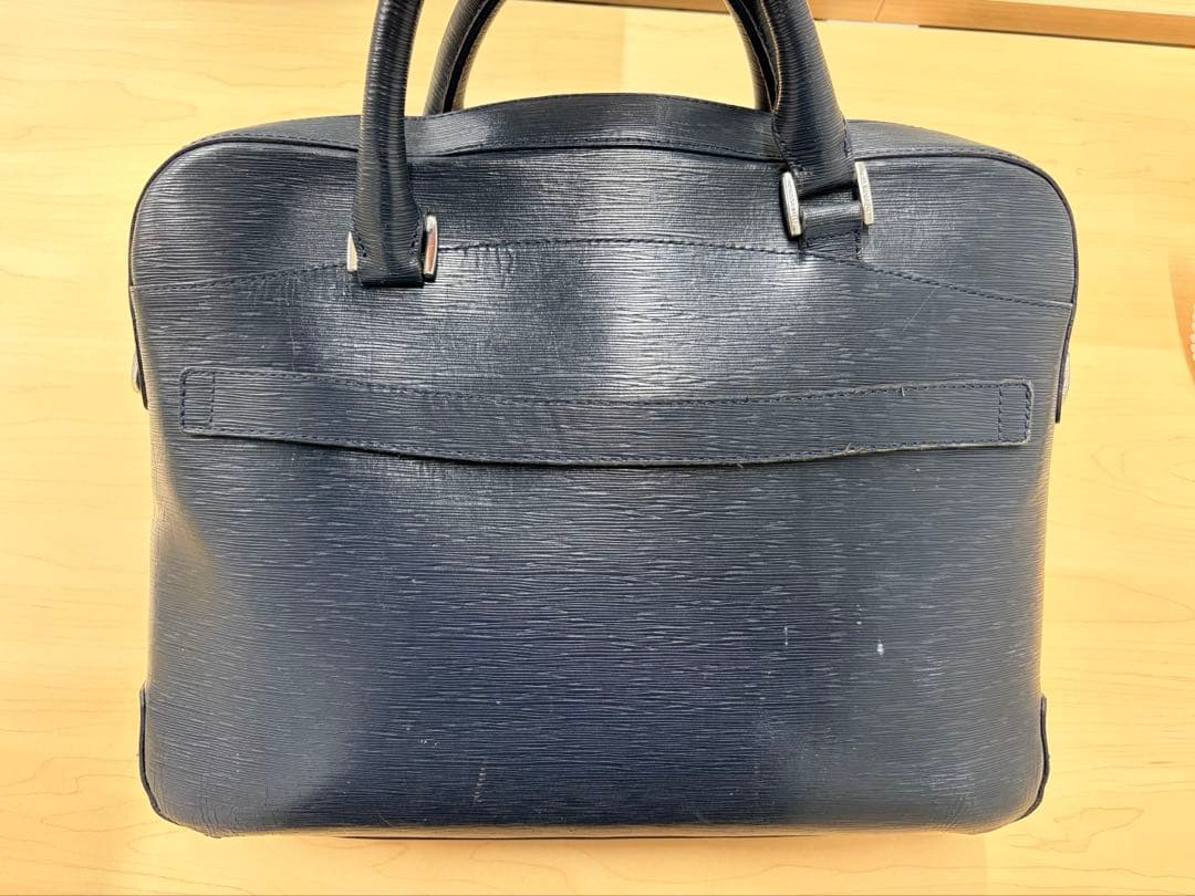 【美品】PELLE MORBIDA ペッレモルビダ ビジネスバッグ ネイビー