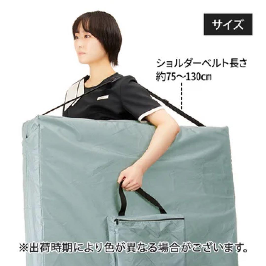 折りたたみ式マッサージベッド　ブラウン【中古】