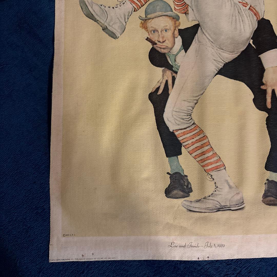 ⬛︎希少⬛︎1972年製ノーマンロックウェル⬛︎キャンパスヴィンテージポスター⬛︎