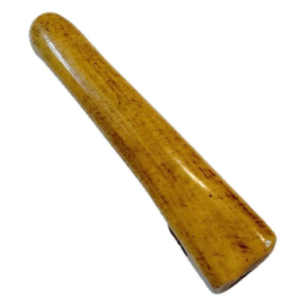 鹿骨製 手彫り 緒締 おじめ 根付パーツ 和骨細工 骨董品 和装小物 和骨董