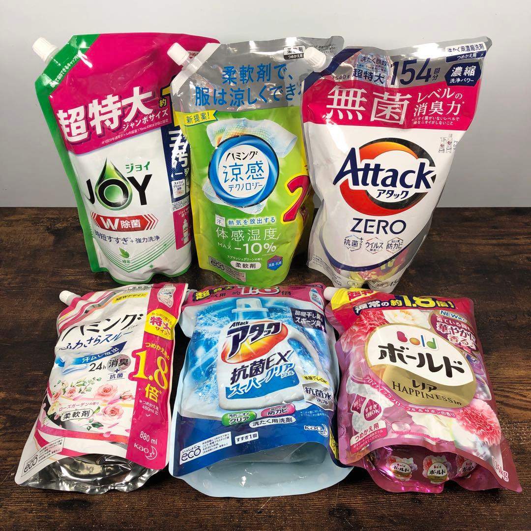 未開封 洗濯洗剤 つめかえ 6個セット