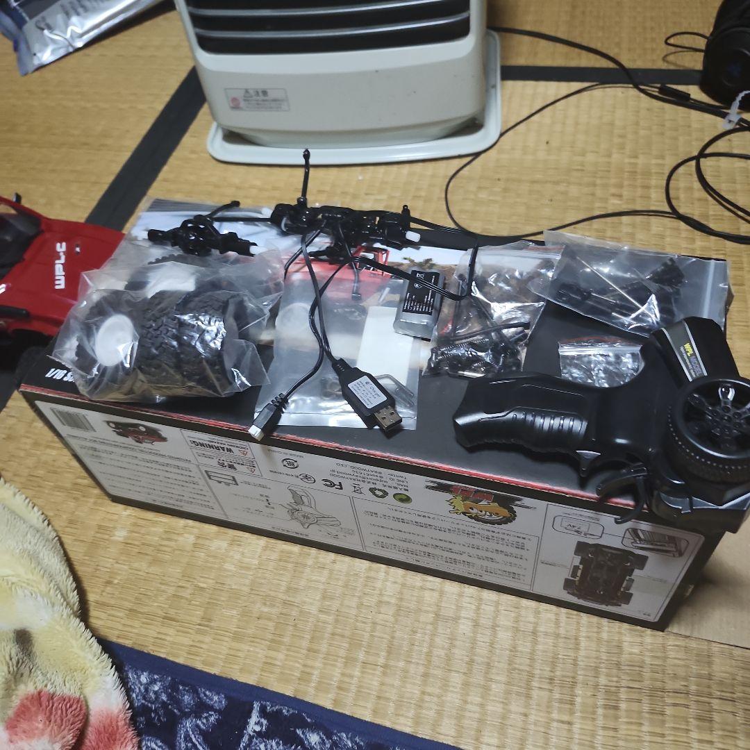 WPL C-14 レッドオフロードRCカー 4WDメタル化！