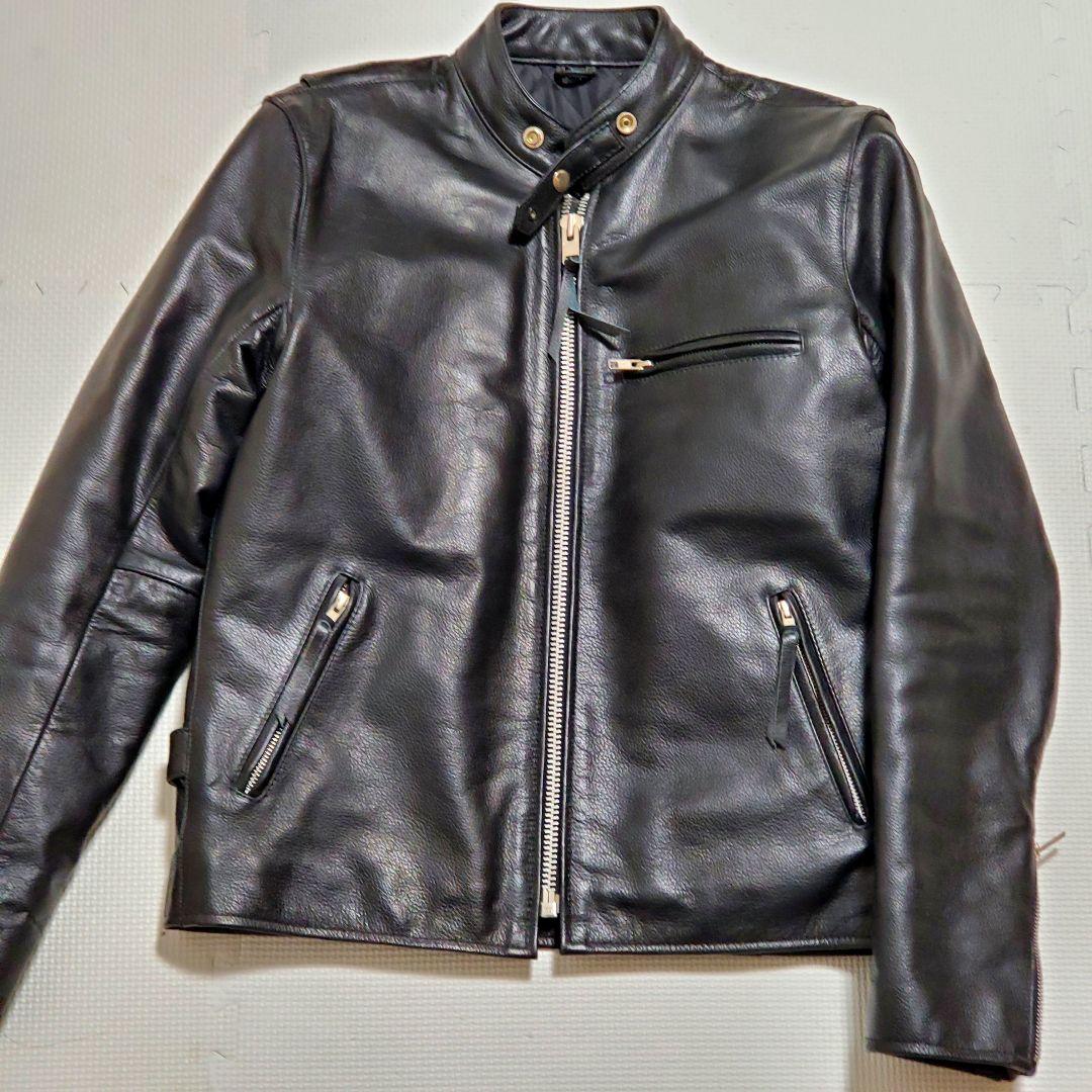 美品✨Freedom フリーダム シングルライダース レザージャケット 40