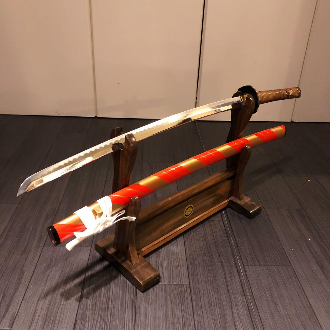 本格模造刀　居合刀　橙拵え　模造刀 日本刀　刀