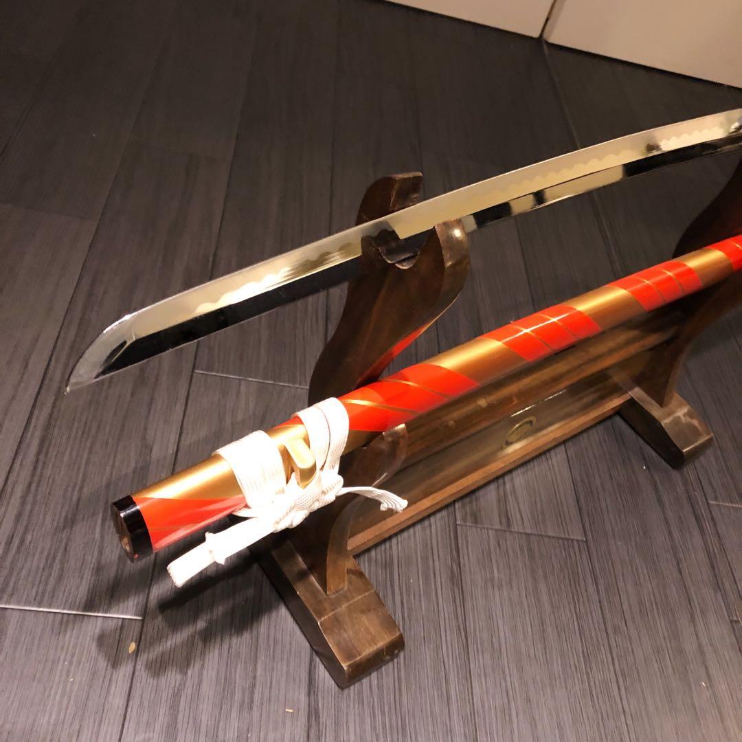 本格模造刀　居合刀　橙拵え　模造刀 日本刀　刀