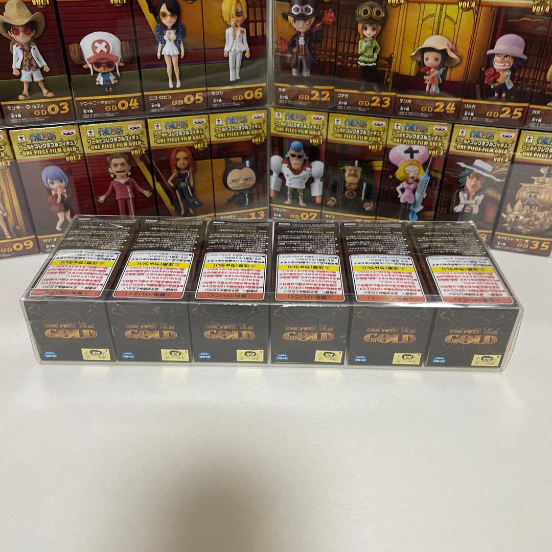 ワンピースワールドコレクタブルフィギュアFILM GOLD全35種おまけポスター