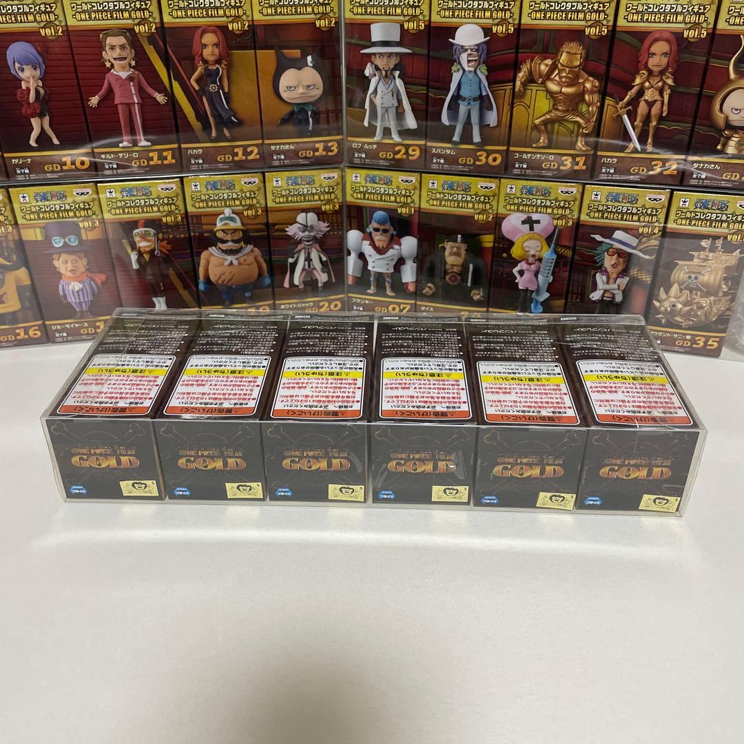 ワンピースワールドコレクタブルフィギュアFILM GOLD全35種おまけポスター