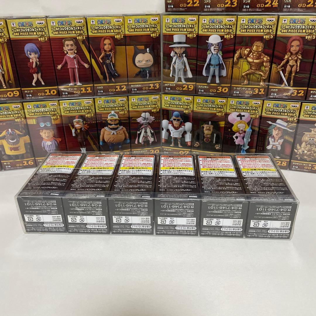 ワンピースワールドコレクタブルフィギュアFILM GOLD全35種おまけポスター