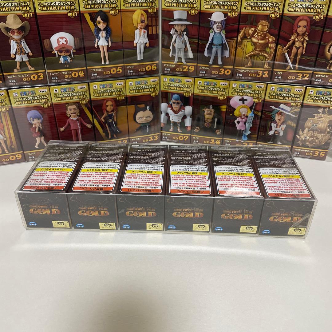 ワンピースワールドコレクタブルフィギュアFILM GOLD全35種おまけポスター