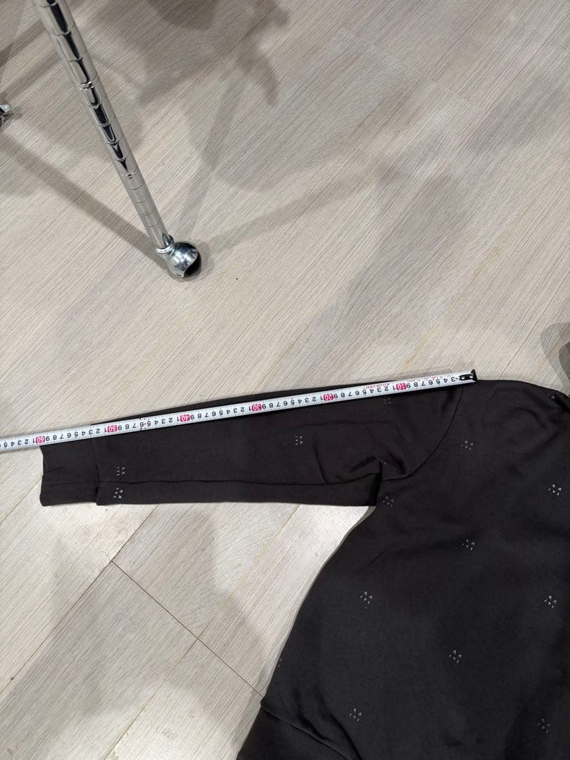 MONCLER モンクレール 総柄ロゴ パーカー S グレー